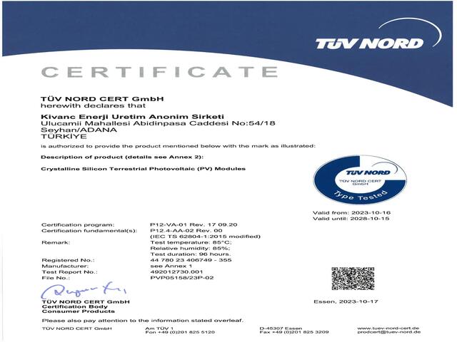 TUV NORD 44 780 23 406749 - 355
