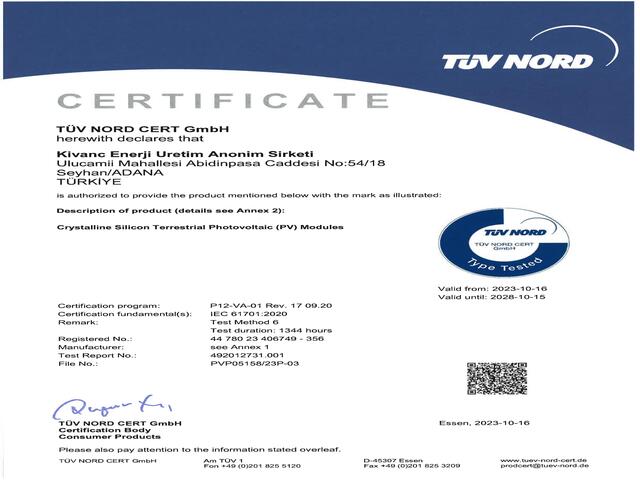 TUV NORD 44 780 23 406749 - 356