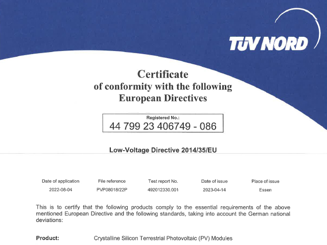 TÜV NORD 44 799 23 406749 - 086